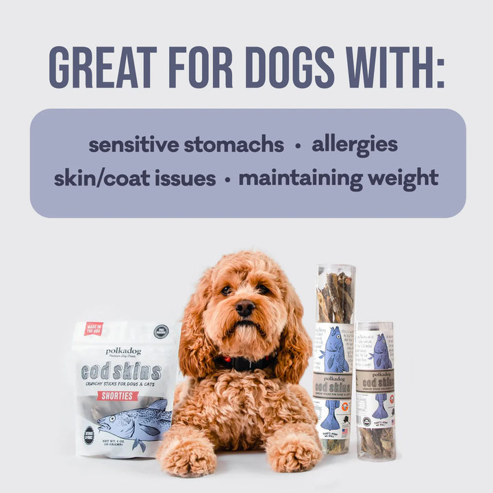 Polka Dog - Cod Skin Jerky 2oz