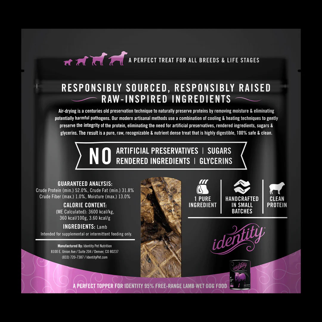 Identity - Air Dried Lamb Lung Treats 2.15oz