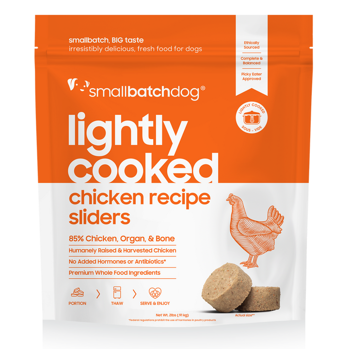 Smallbatch - Lightly Cooked Chicken Dog Food 2lb