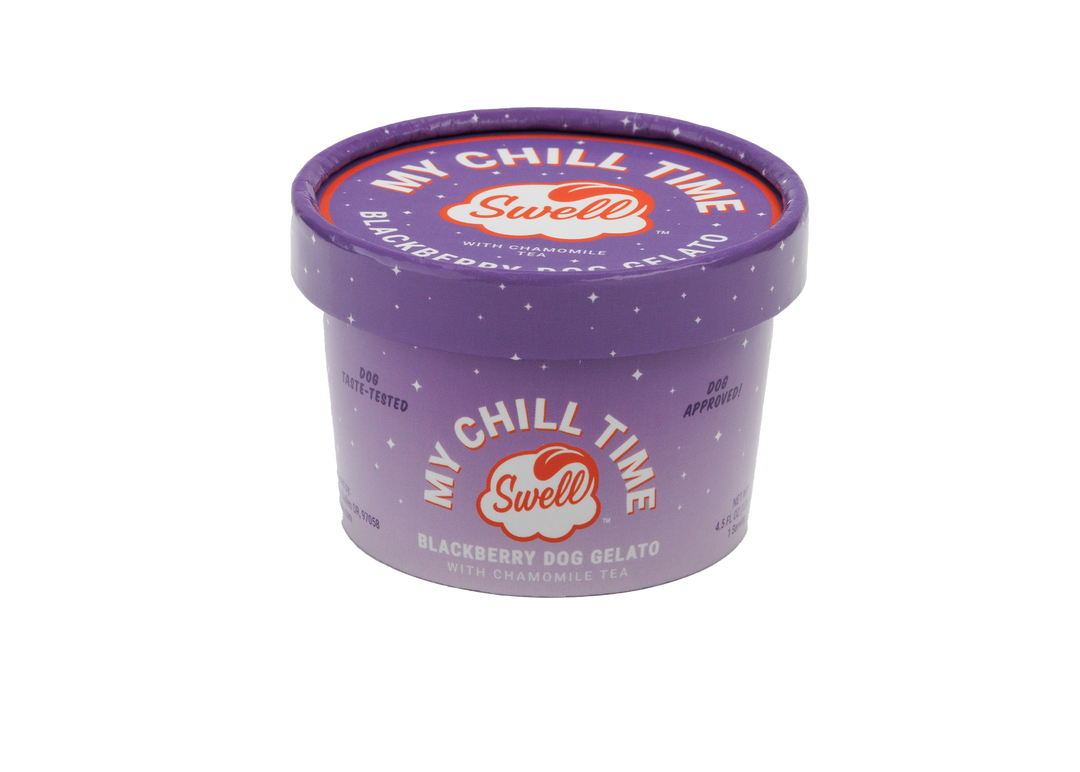 Swell Gelato for Dogs: Chill Time - Blackberry Chamomile 4.5oz