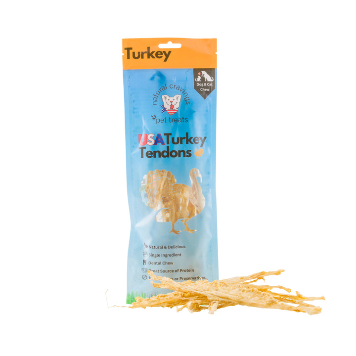 Natural Cravings - Turkey Tendons 3oz