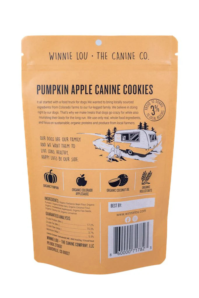 Winnie Lou - Pumpkin Apple Cookies 4oz