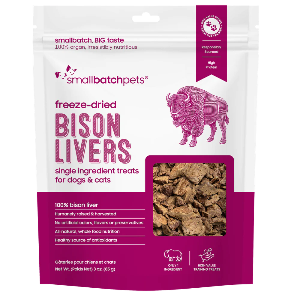 Smallbatch - Freeze-Dried Bison Liver 3oz