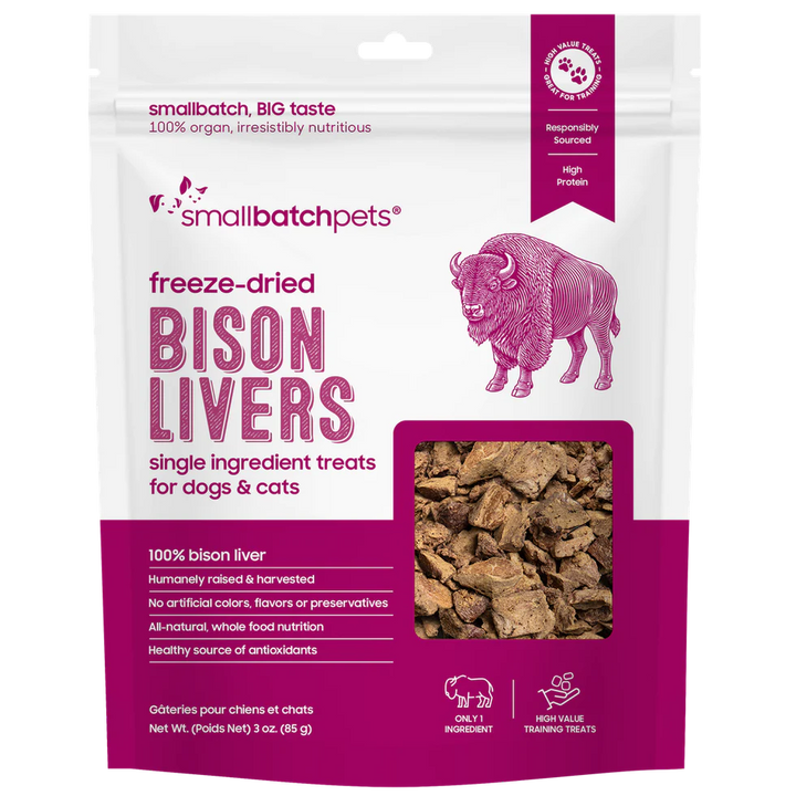 Smallbatch - Freeze-Dried Bison Liver 3oz