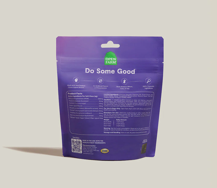 Open Farm - Hip & Joint Supplement Chews 90ct