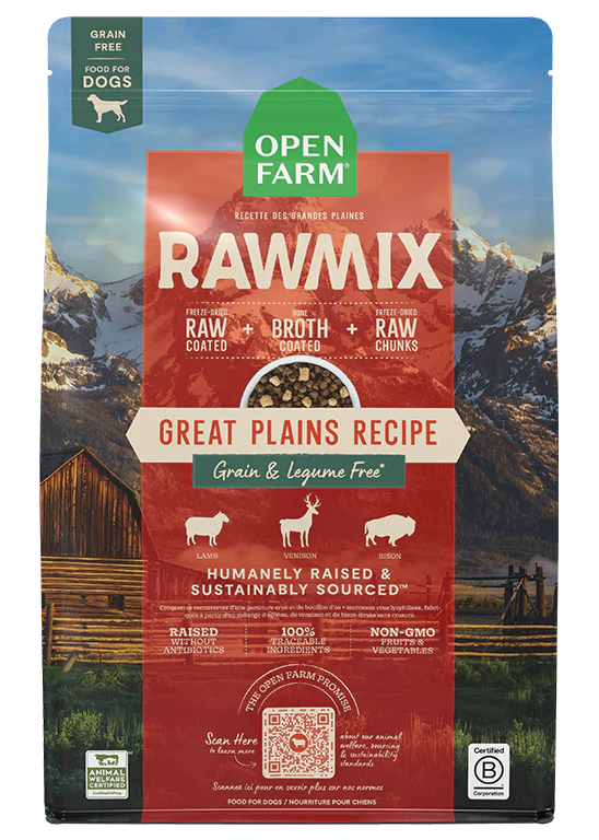 Open Farm RawMix - Great Plains Grain-Free Dog Food 3.5lb