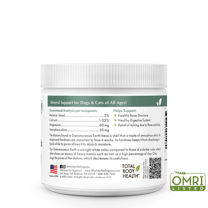 Wholistic Pet - Diatomaceous Earth 4oz