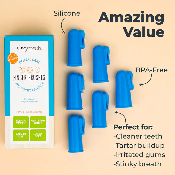 Oxyfresh - Dental Fingerbrush 6-pack