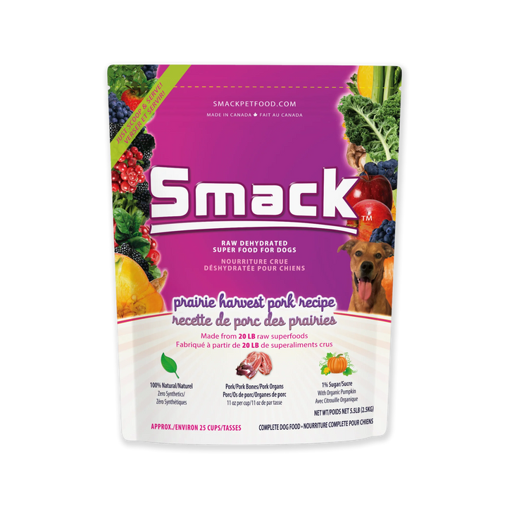 Smack - Prairie Harvest Pork Dehydrated Raw Dog Food