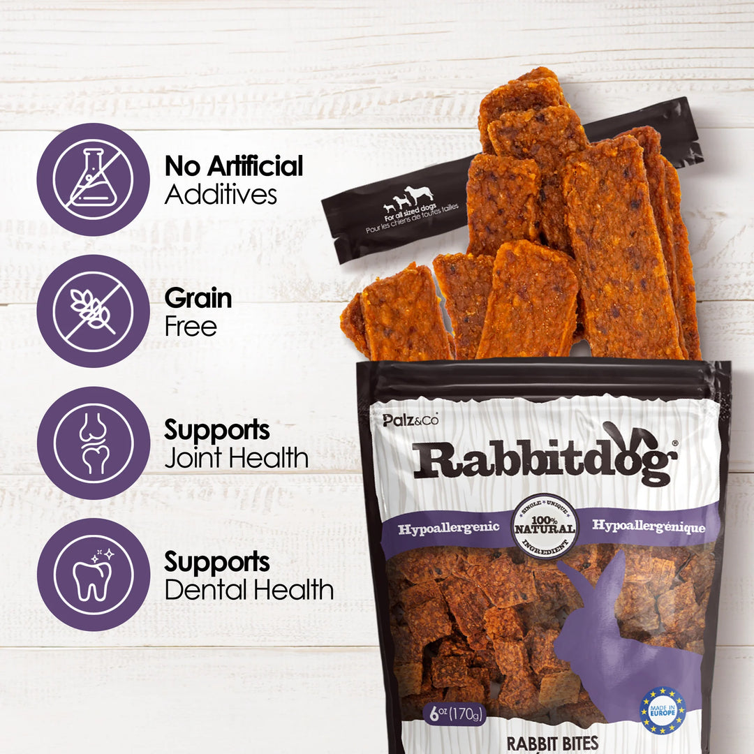 Palz & Co - Rabbit Jerky Chew Treats 10-pack