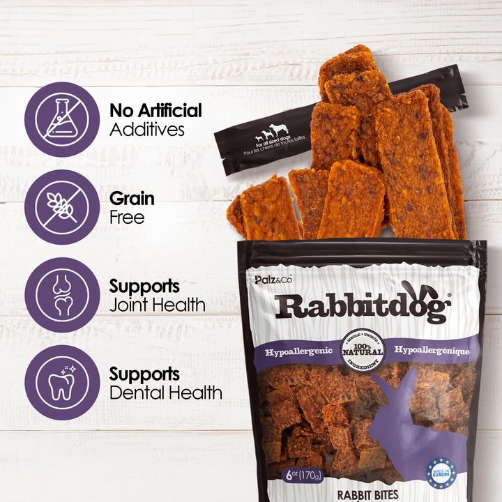 Palz & Co - Rabbit Jerky Chew Treats 10-pack