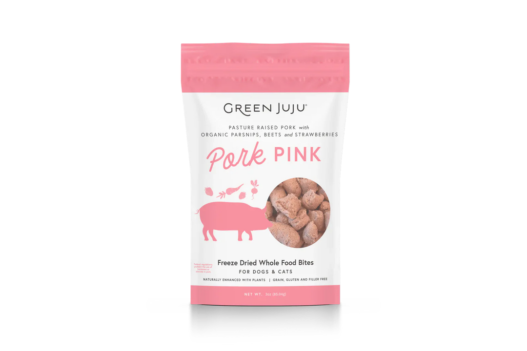 Green Juju - Pork Pink Dog Treats 3oz