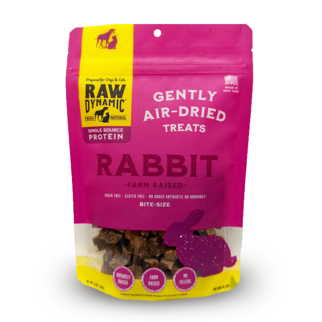Raw Dynamic - Air-Dried Rabbit Treats 3.6oz