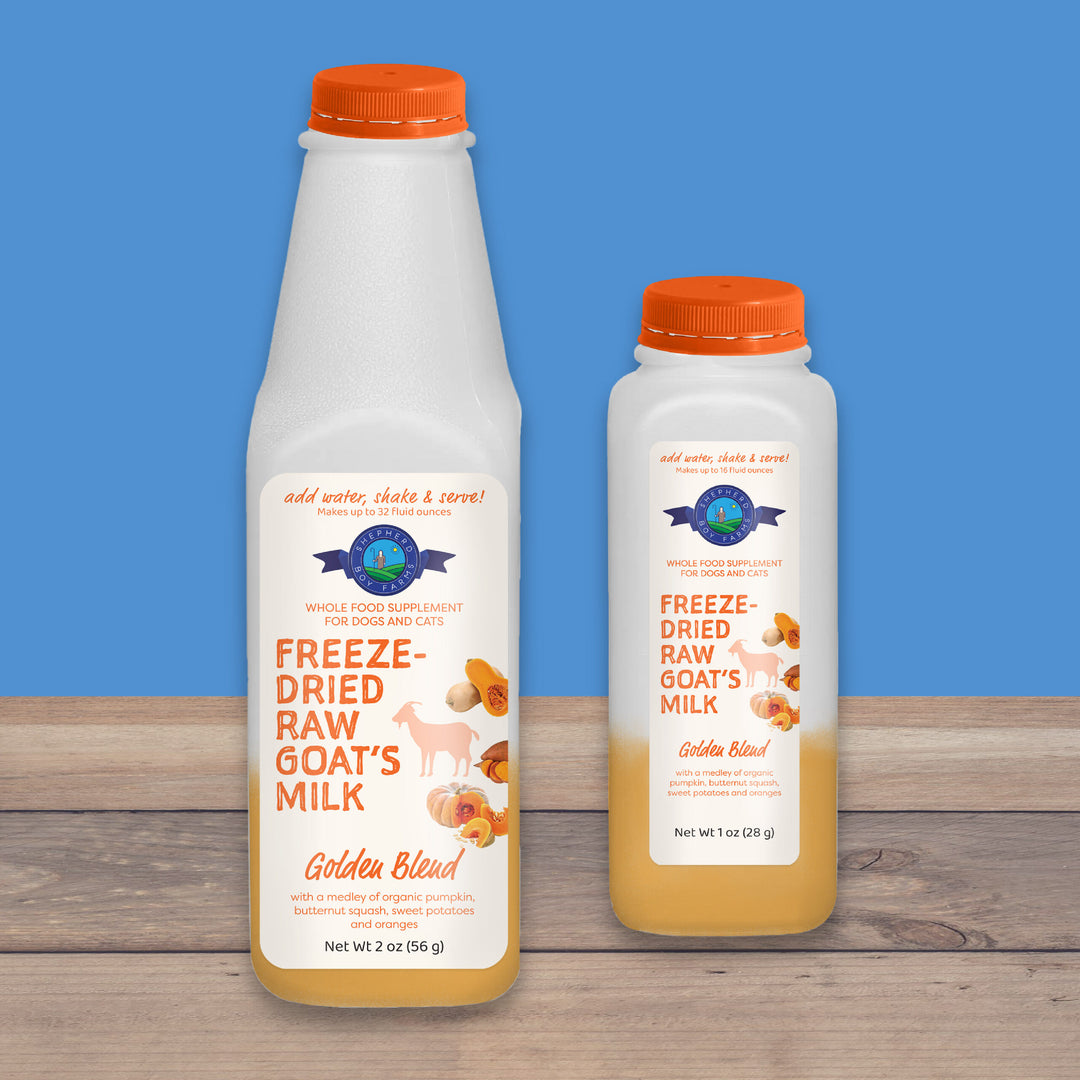 Freeze Dried Raw Goat's Milk - Golden Blend