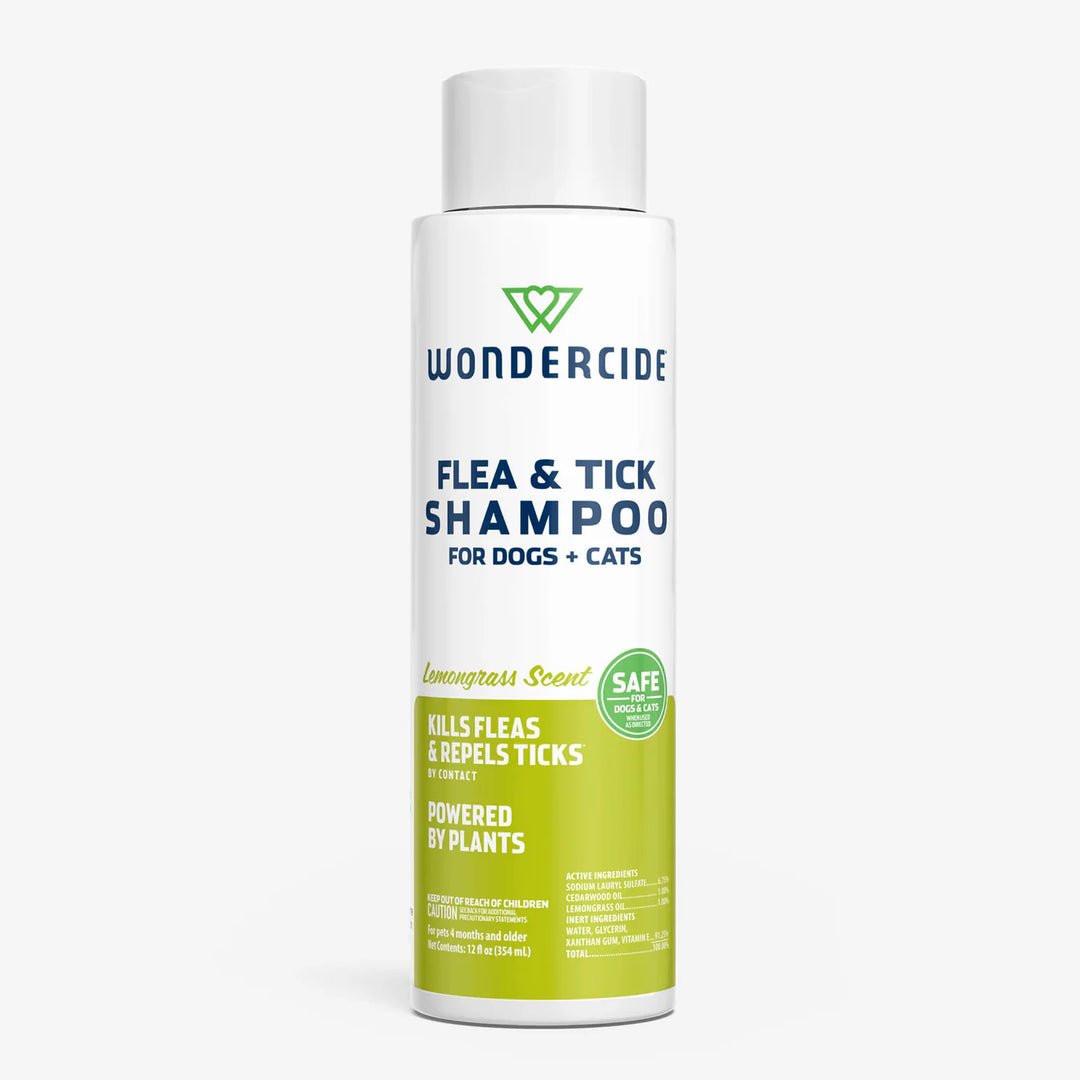 Wondercide - Lemongrass Flea & Tick Shampoo 12oz