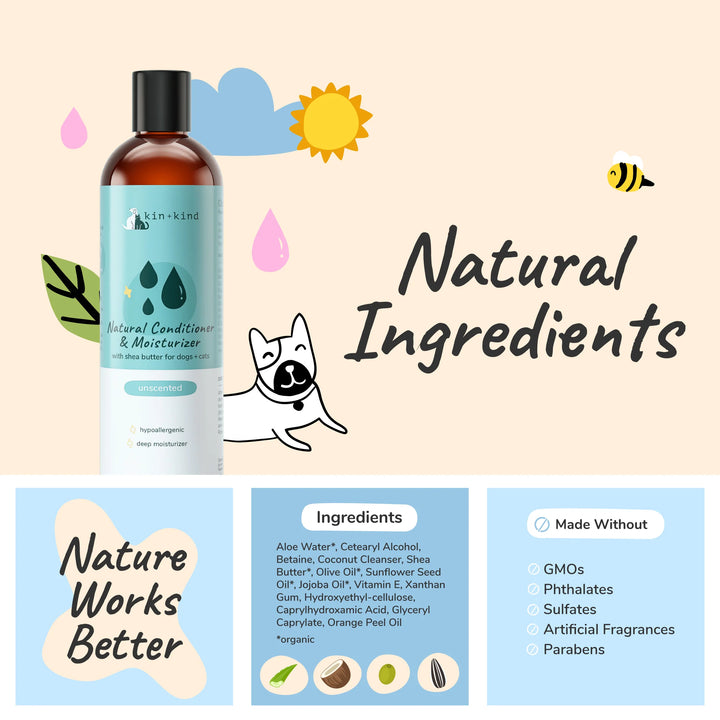 Kin+Kind - Moisturizing Conditioner (Unscented)
