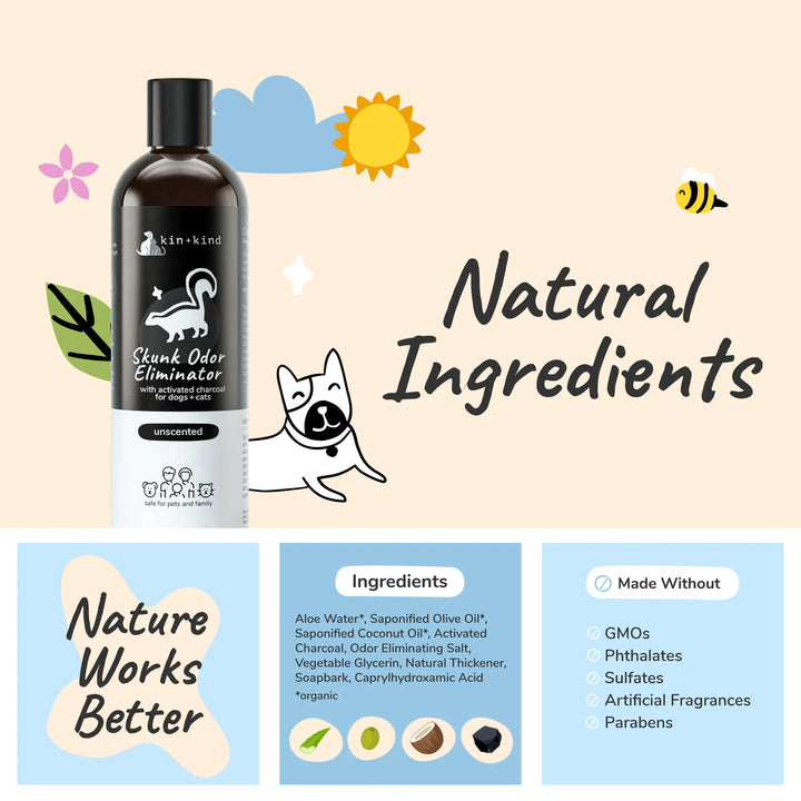 Kin+Kind - Skunk Odor Remover Shampoo