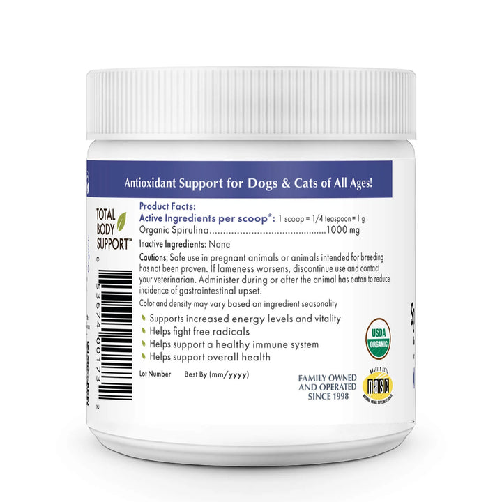 Wholistic Pet Organics - Spirulina 4oz