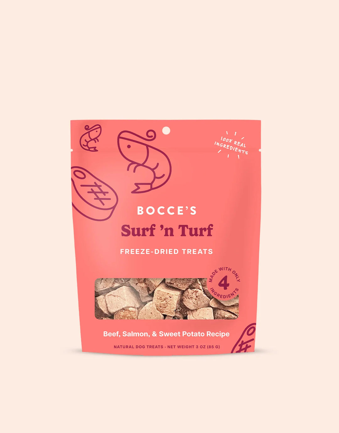 Bocce's - Surf and Turf Dog Treat