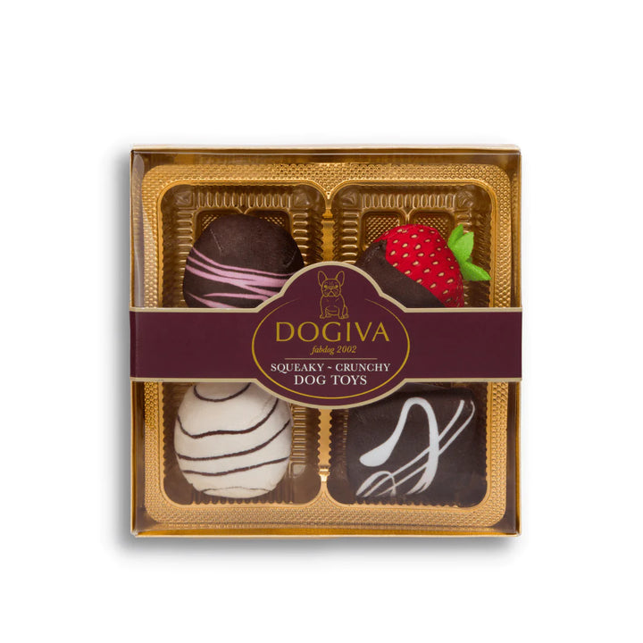 Dogiva Box of Chocolates Dog Toy