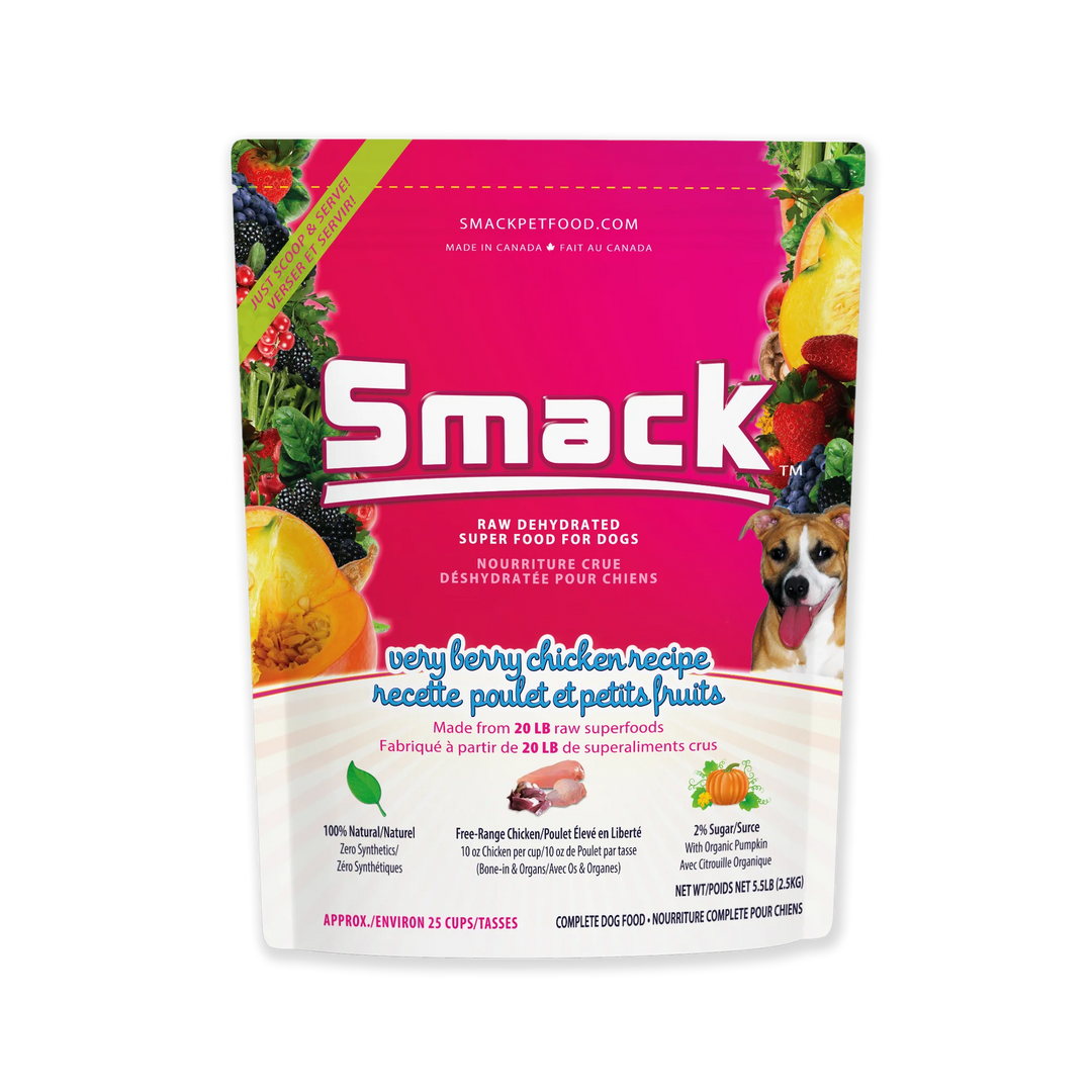 Smack - Very Berry Chicken Dehydrated Raw Dog Food