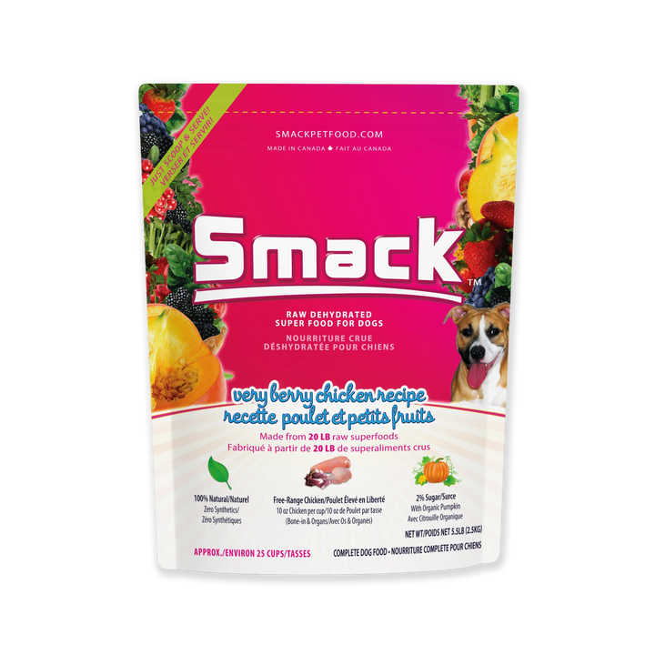 Smack - Very Berry Chicken Dehydrated Raw Dog Food
