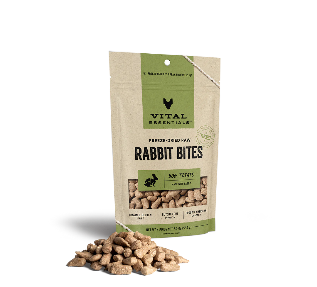 Vital Essentials - Freeze Dried Rabbit Bites 2oz