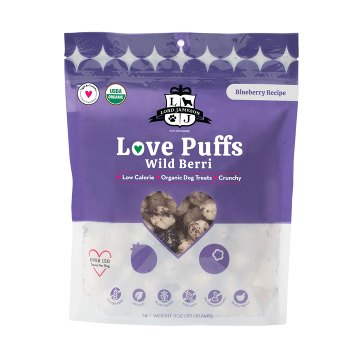 Lord Jameson - Wild Berri Love Puffs Dog Treats 4oz