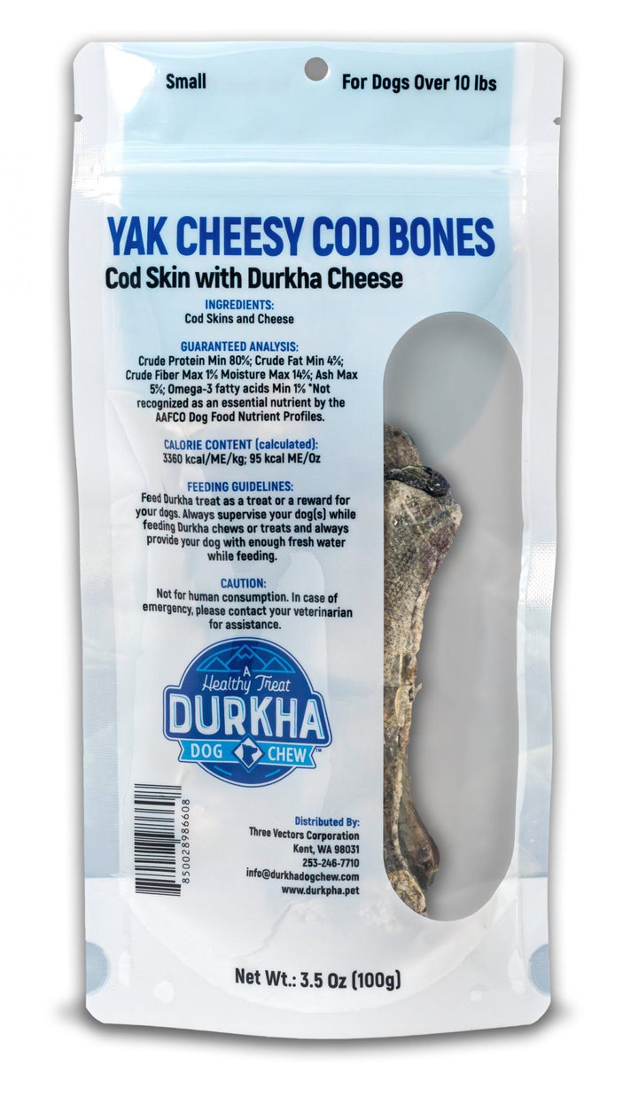 Yak Cheesy Cod Bones 5”