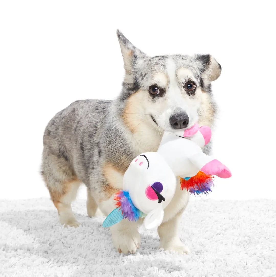 Dog Toy: BARK Hay Girl Unicorn Plush