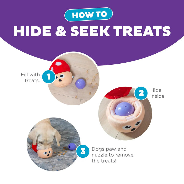 Dog Toy: Interactive Mushroom Toy