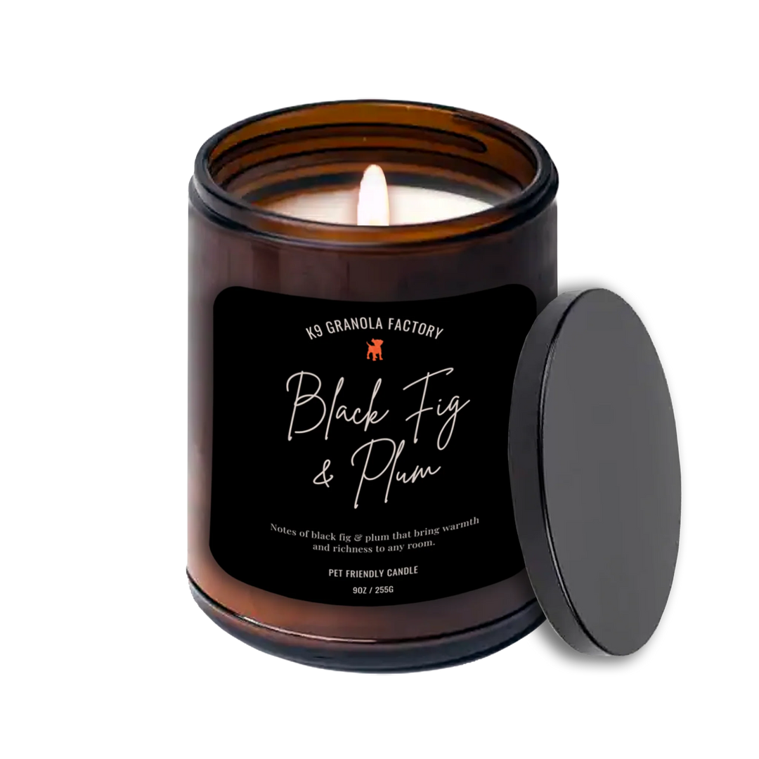 Pet-Safe Candle: Black Fig & Plum 9oz