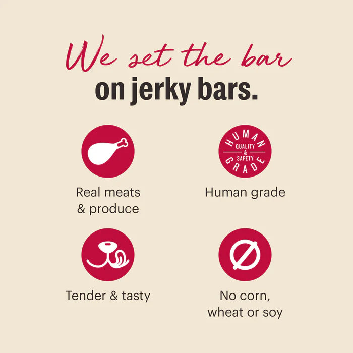 The Honest Kitchen - Beef Jerky Harvest Bars 4oz