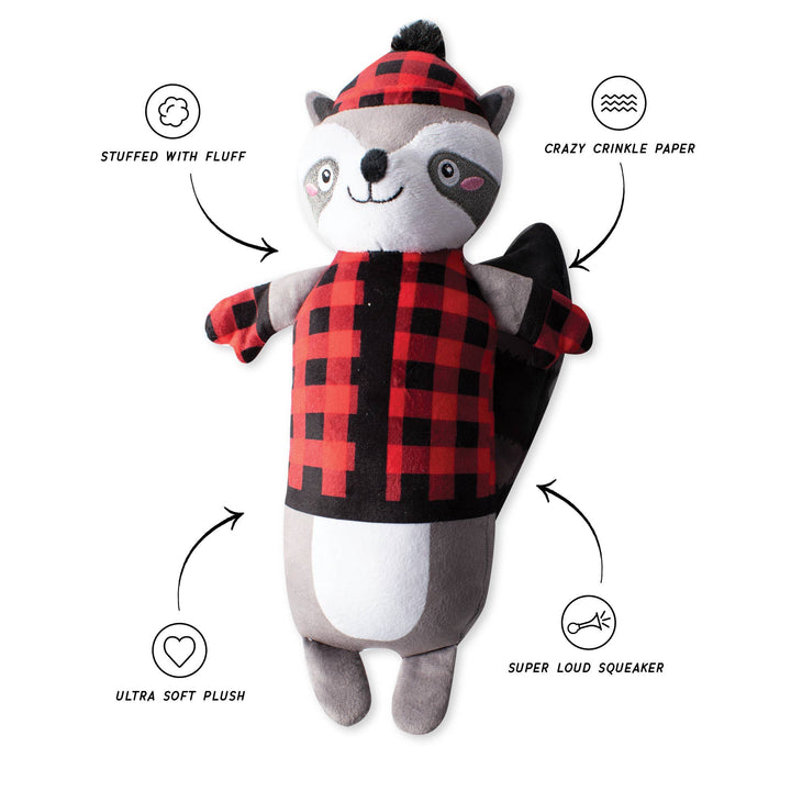 Dog Toy: Brrring On The Snow Plush Dog Toy
