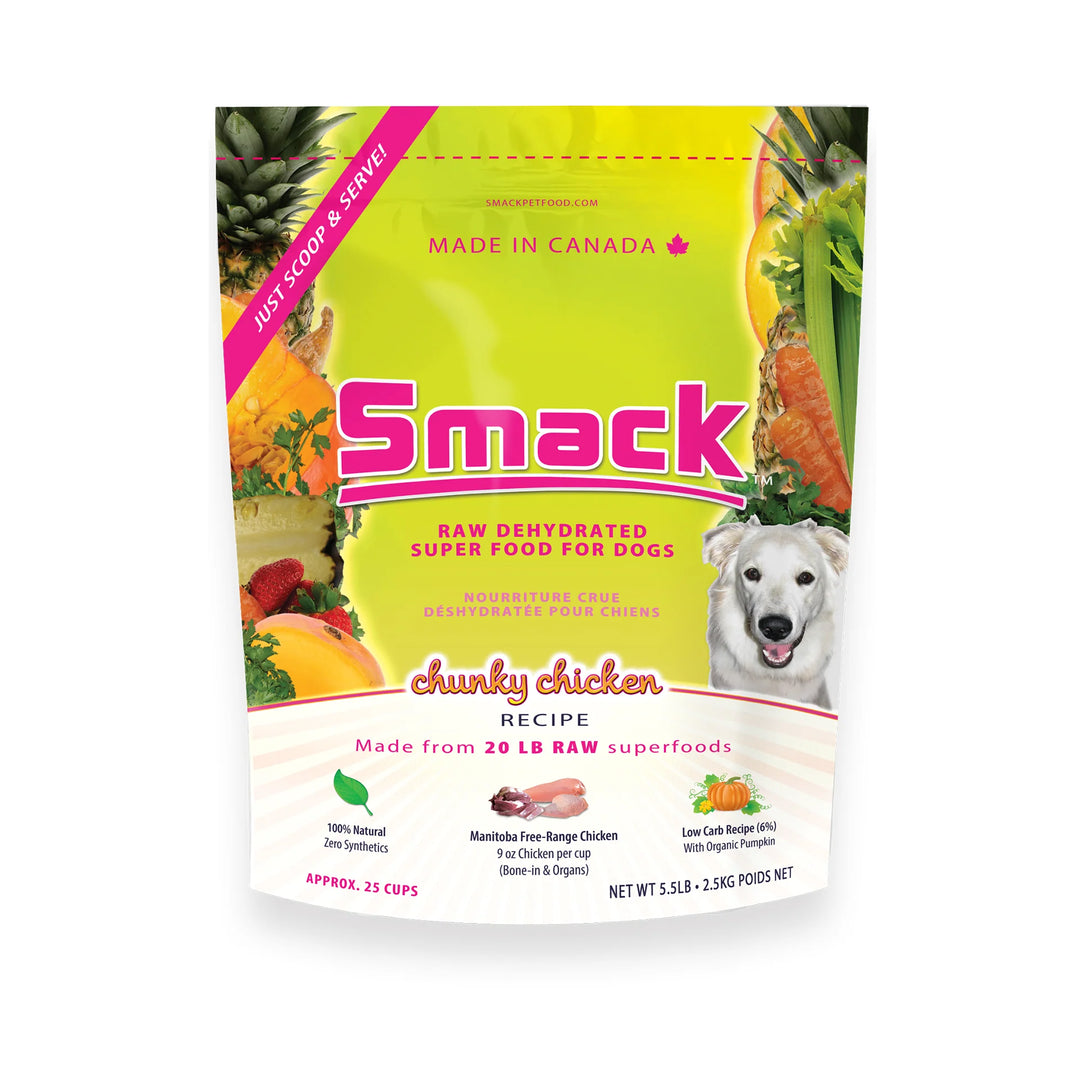 SMACK - Chunky Chicken Dehydrated Raw Dog Food