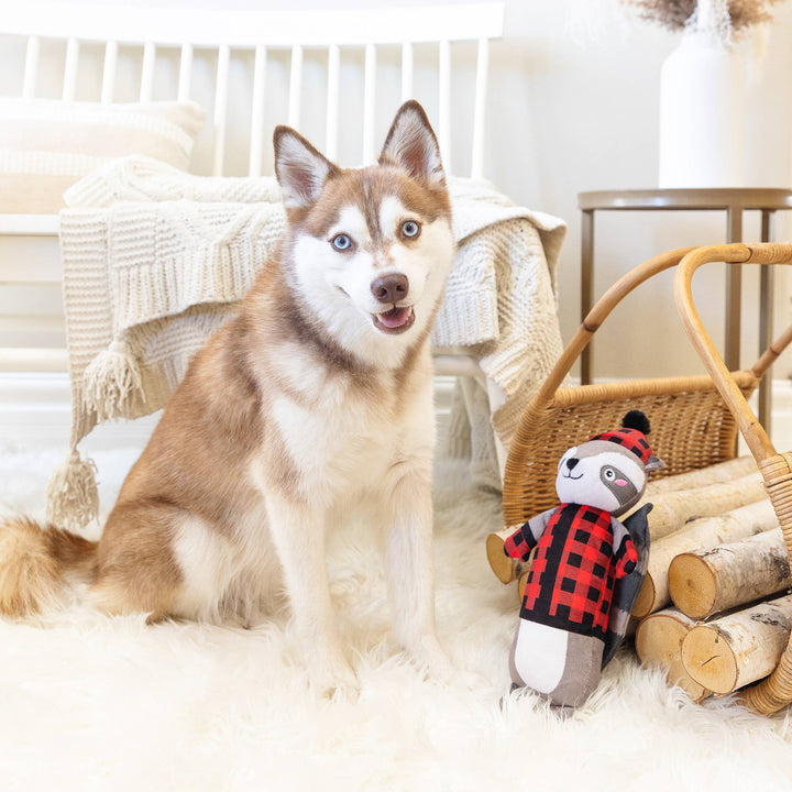 Dog Toy: Brrring On The Snow Plush Dog Toy