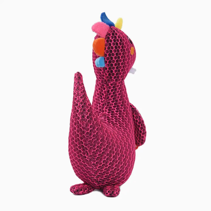Dog Toy: Rexy Heart Dinosaur Plush