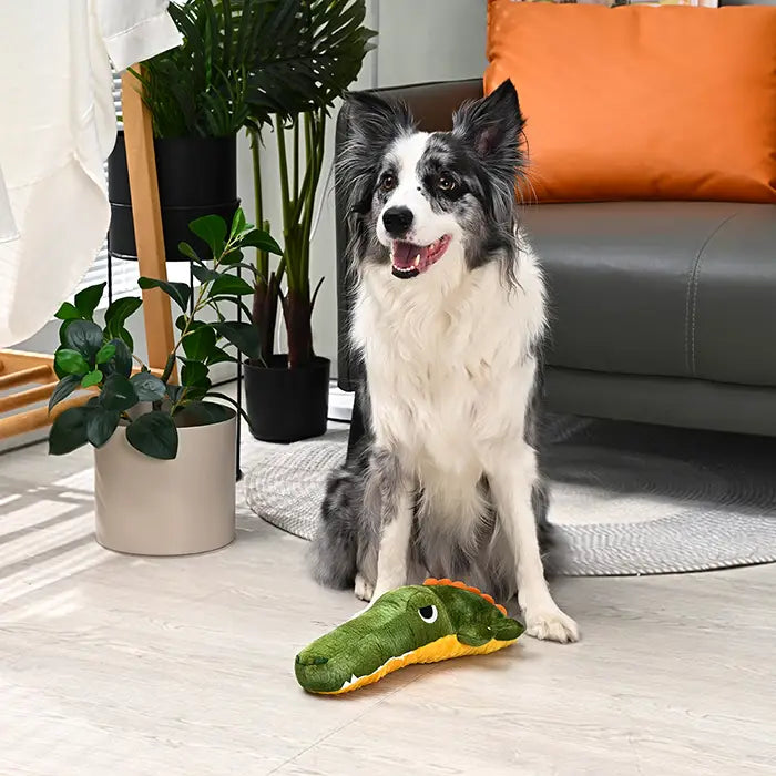 Dog Toy: Crocodile Plush
