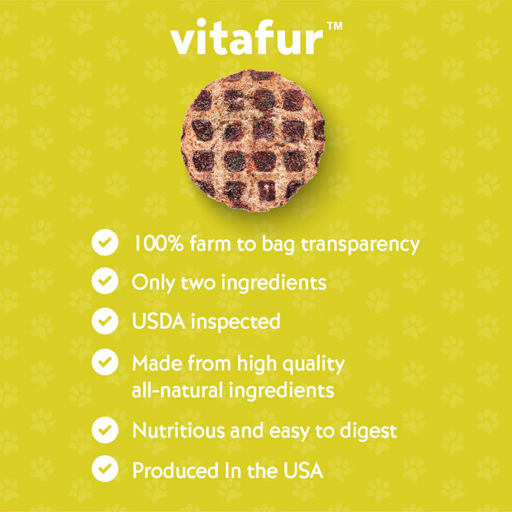 vitafur: Barkin' Burger - Chicken & Pumpkin Dog Treats 4oz