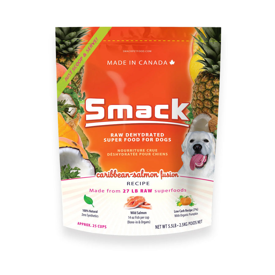 Smack Caribbean-Salmon Fusion Dehydrated Dog Food