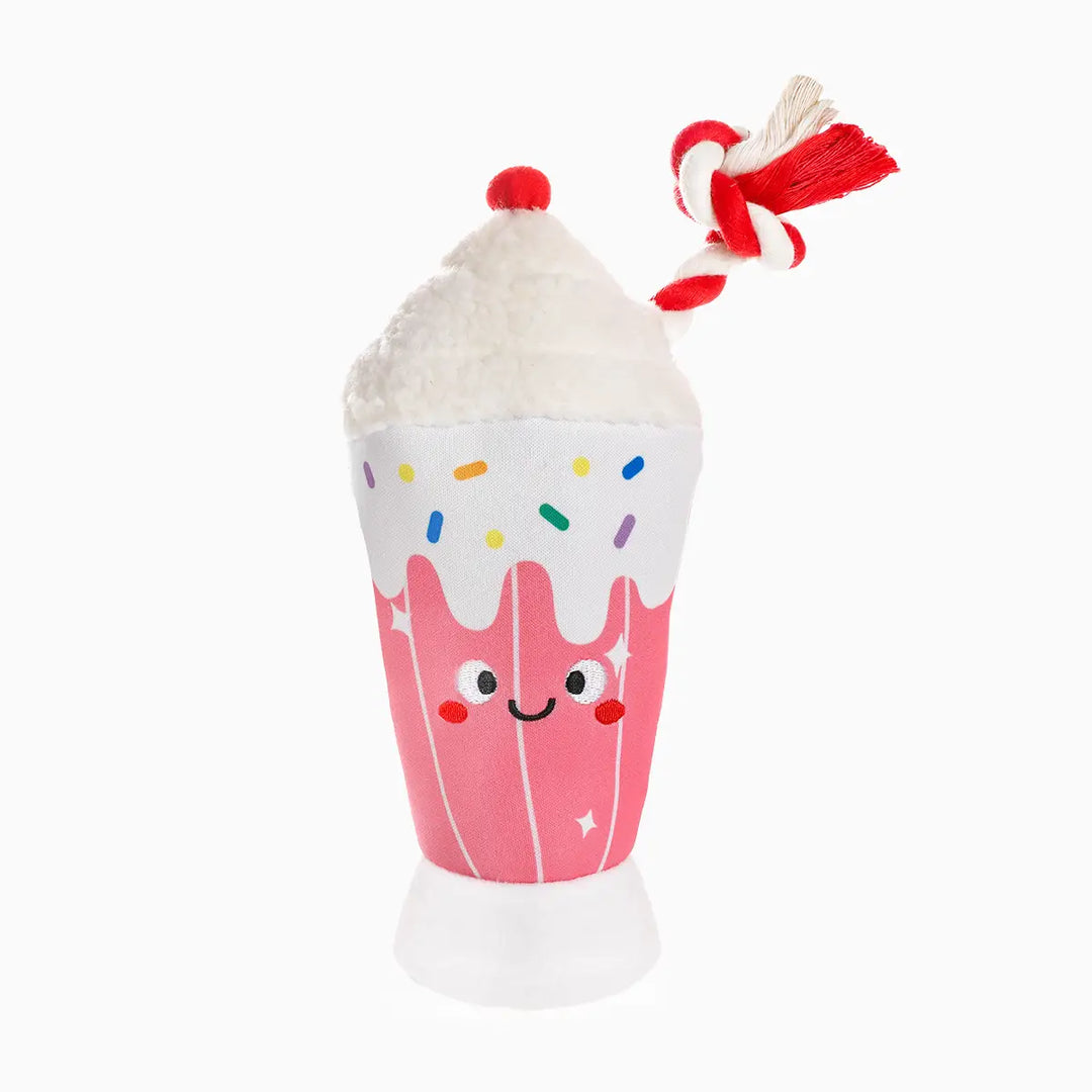 Dog Toy: Strawberry Shake