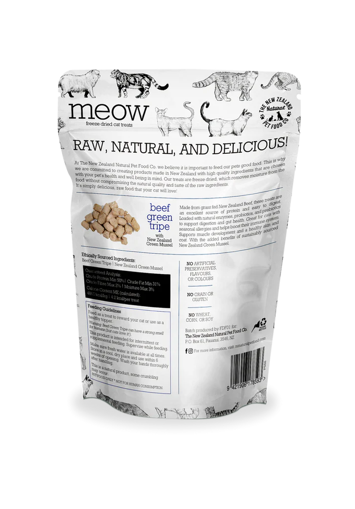 NZ Natural Pet Food Co - Beef Green Tripe Dog Treat