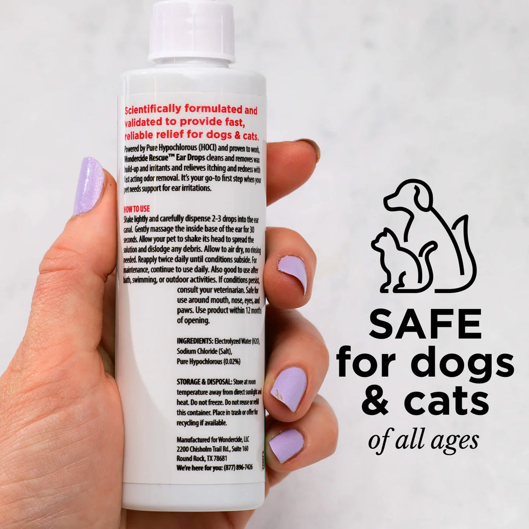 Wondercide - RESCUE Ear Drops 4oz