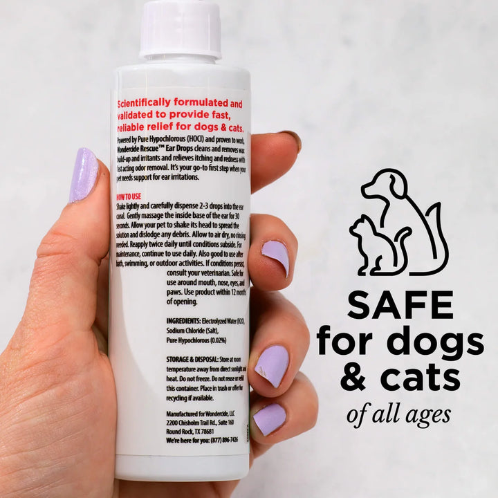 Wondercide - RESCUE Ear Drops 4oz