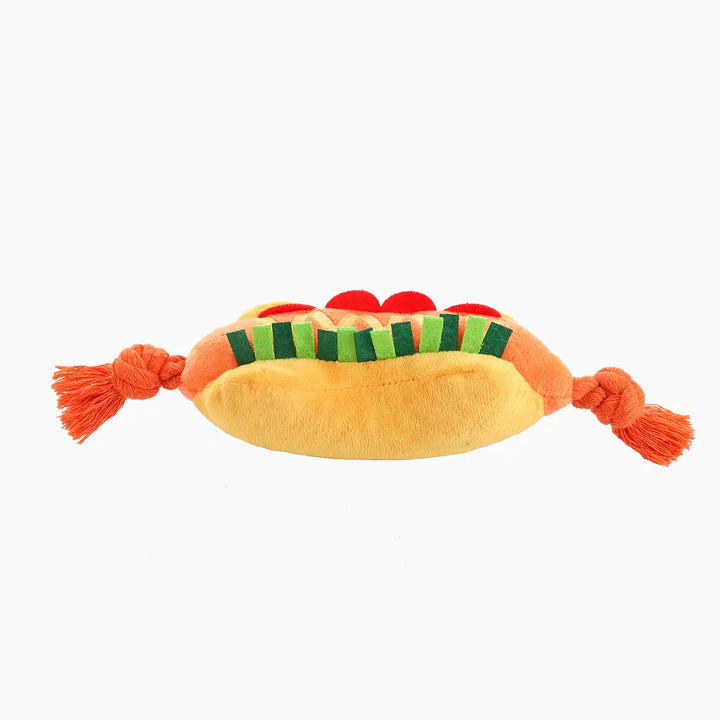 Dog Toy: Hot Dog Plush