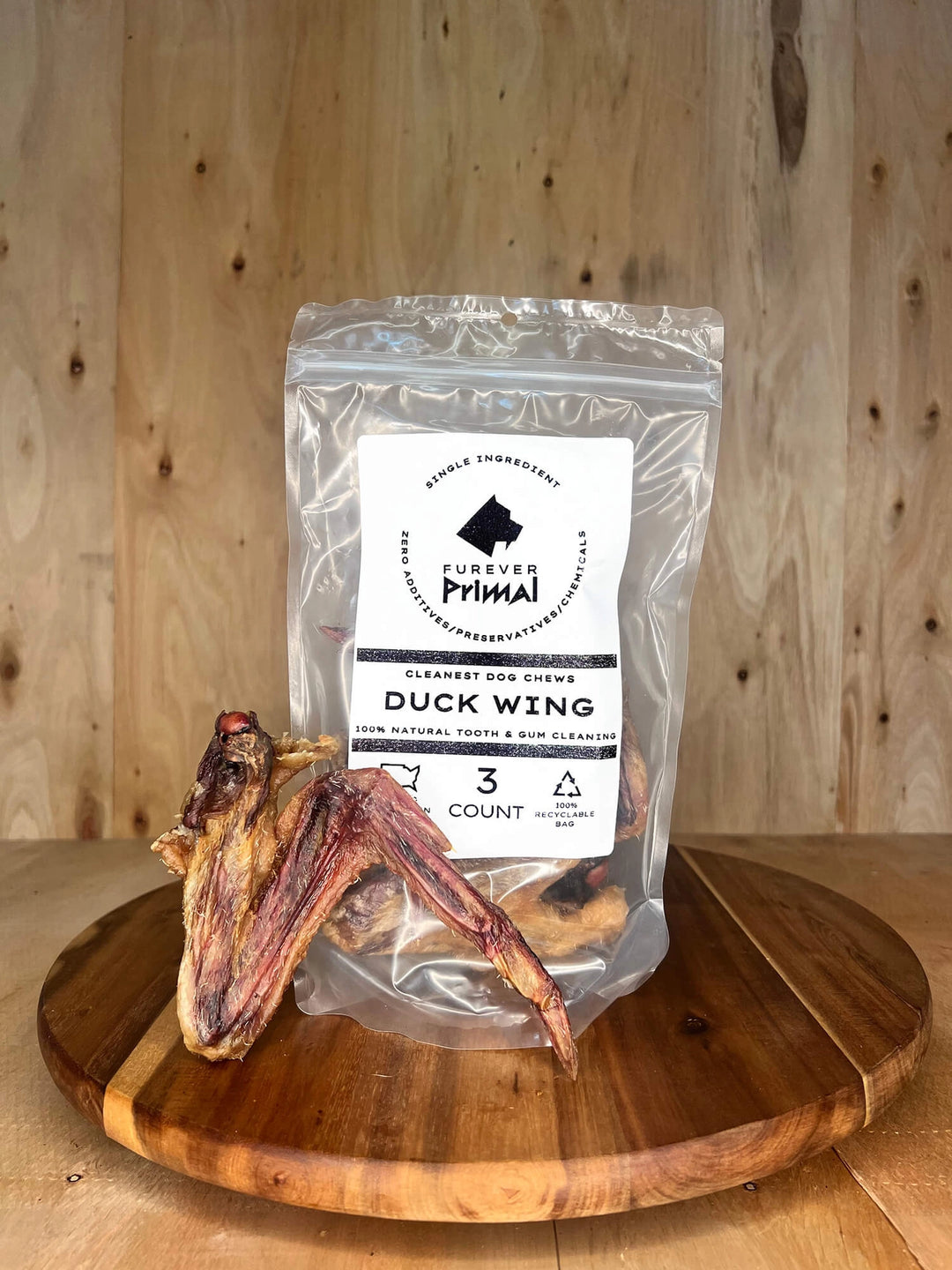 Furever Primal - Duck Wing Chews 3ct