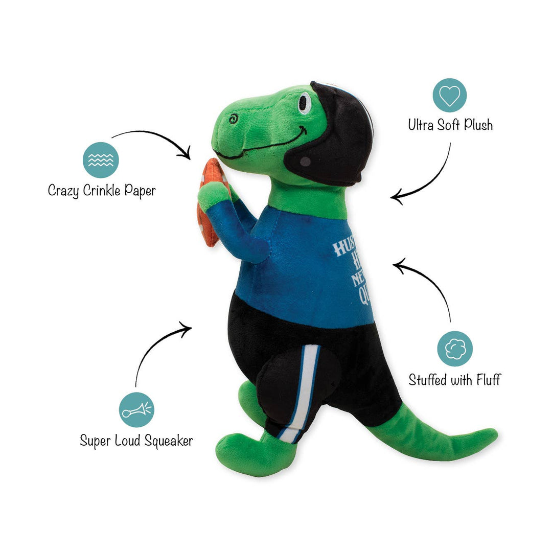 Dog Toy: Hustle, Hit, Never Quit Plush