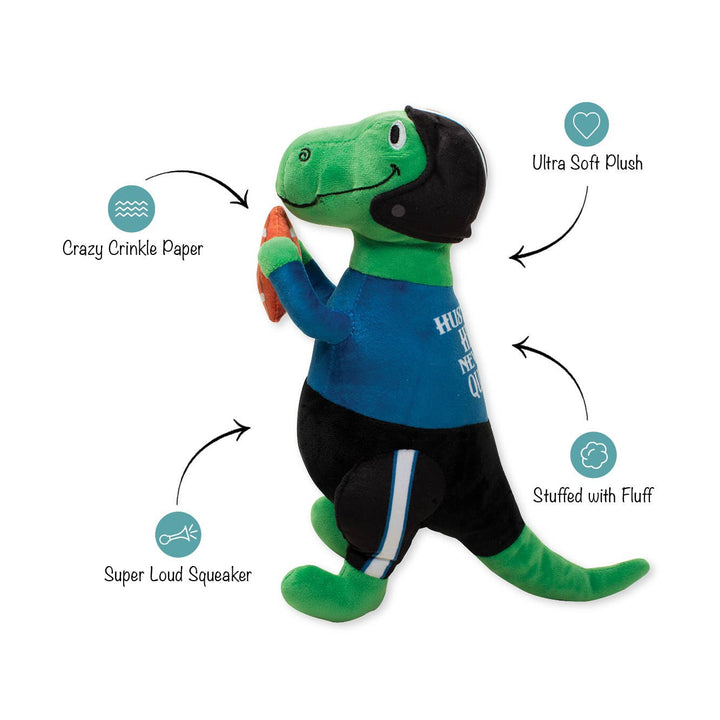 Dog Toy: Hustle, Hit, Never Quit Plush