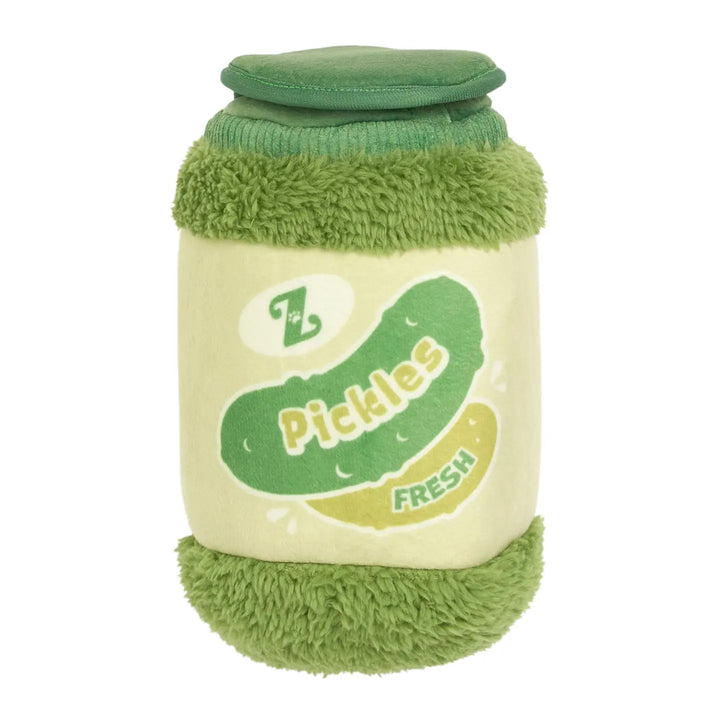 Dog Toy: Bungee Burrow Pickle Jar Plush
