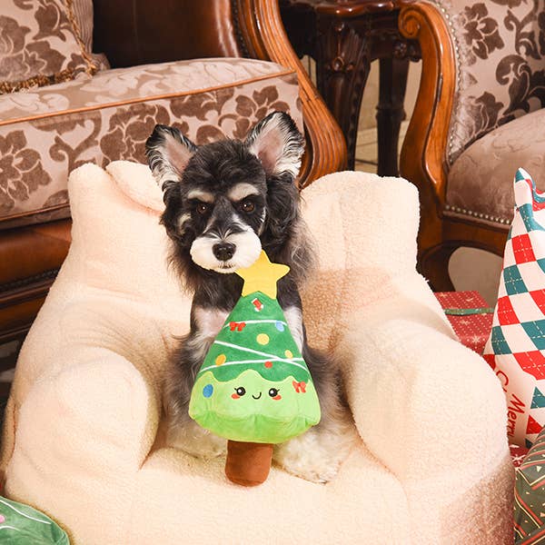 Dog Toy: Christmas Tree Plush